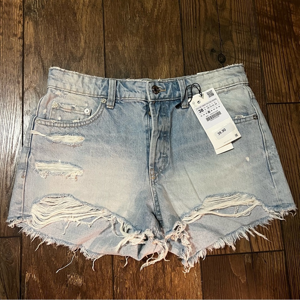Zara denim shorts